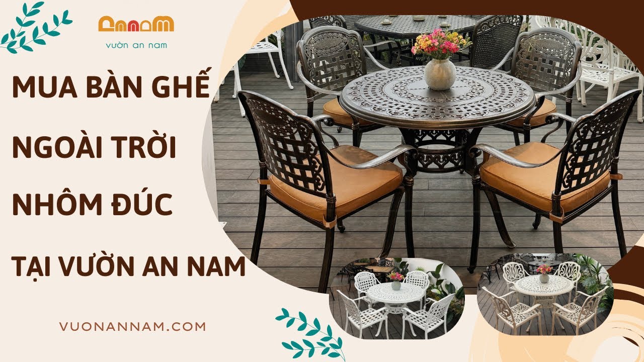 Mua Bàn ghế nhôm đúc ngoài trời tại TpHCM - Hà nội - Đà Nẵng