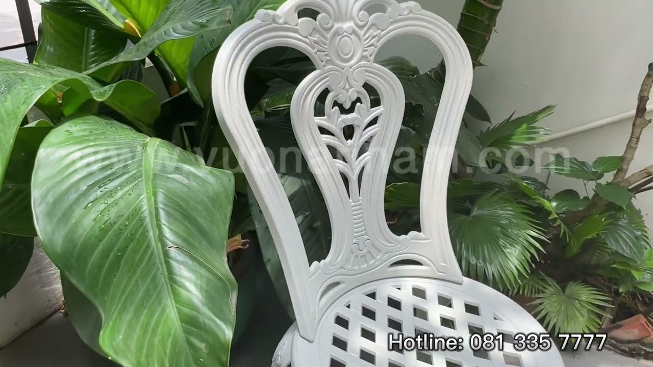 Bộ Bàn Ghế Ngoài Trời Ban Công BG-02T Siêu Đẹp - Vườn An Nam