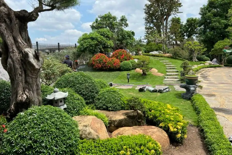 Kiểu tiểu cảnh Nhật Bản thường mang đến cảm giác thanh lịch và tĩnh lặng