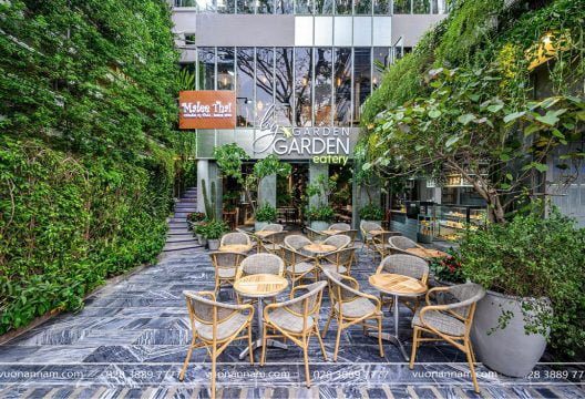 Garden by Garden – quán cafe sân vườn mát mẻ