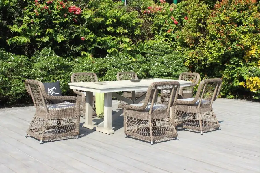 Phân biệt bàn ghế mây nhựa và sợi nhựa giả mây