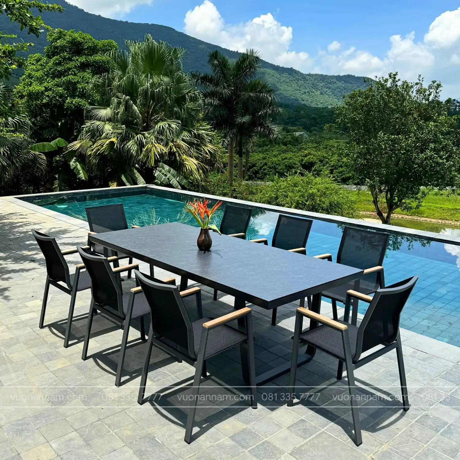 Bộ bàn ghế sân vườn BK-2.4M (3)