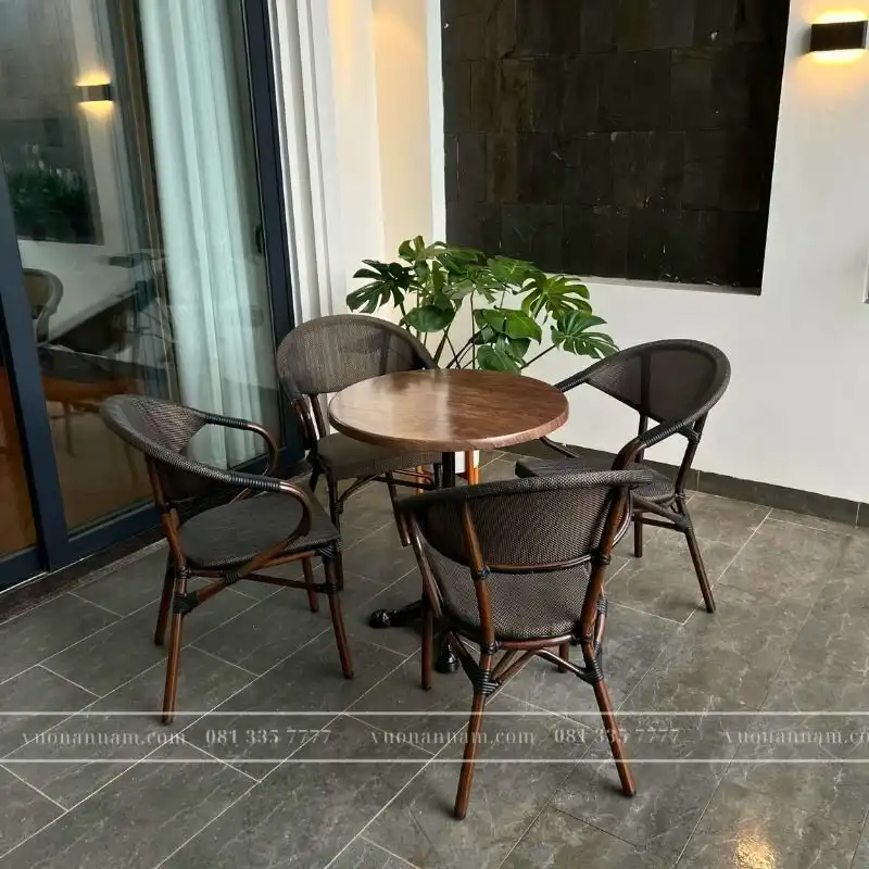 Bộ bàn ghế cafe ngoài trời Starbuck BTL-GC01N