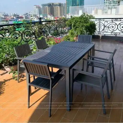 Bộ bàn ghế ngoài trời BC-CND