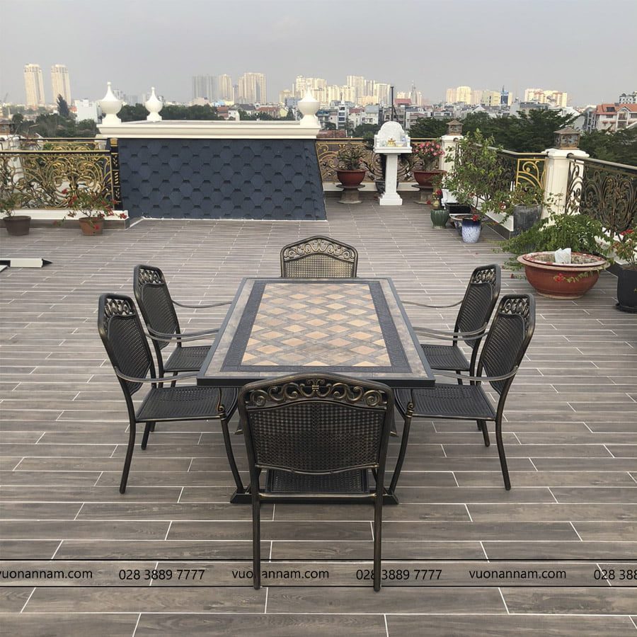 BG-05CNM Luôn Sẵn Hàng Tại Vườn An Nam Bo Ban Ghe Tiec Ngoai Troi Bg 05cnm