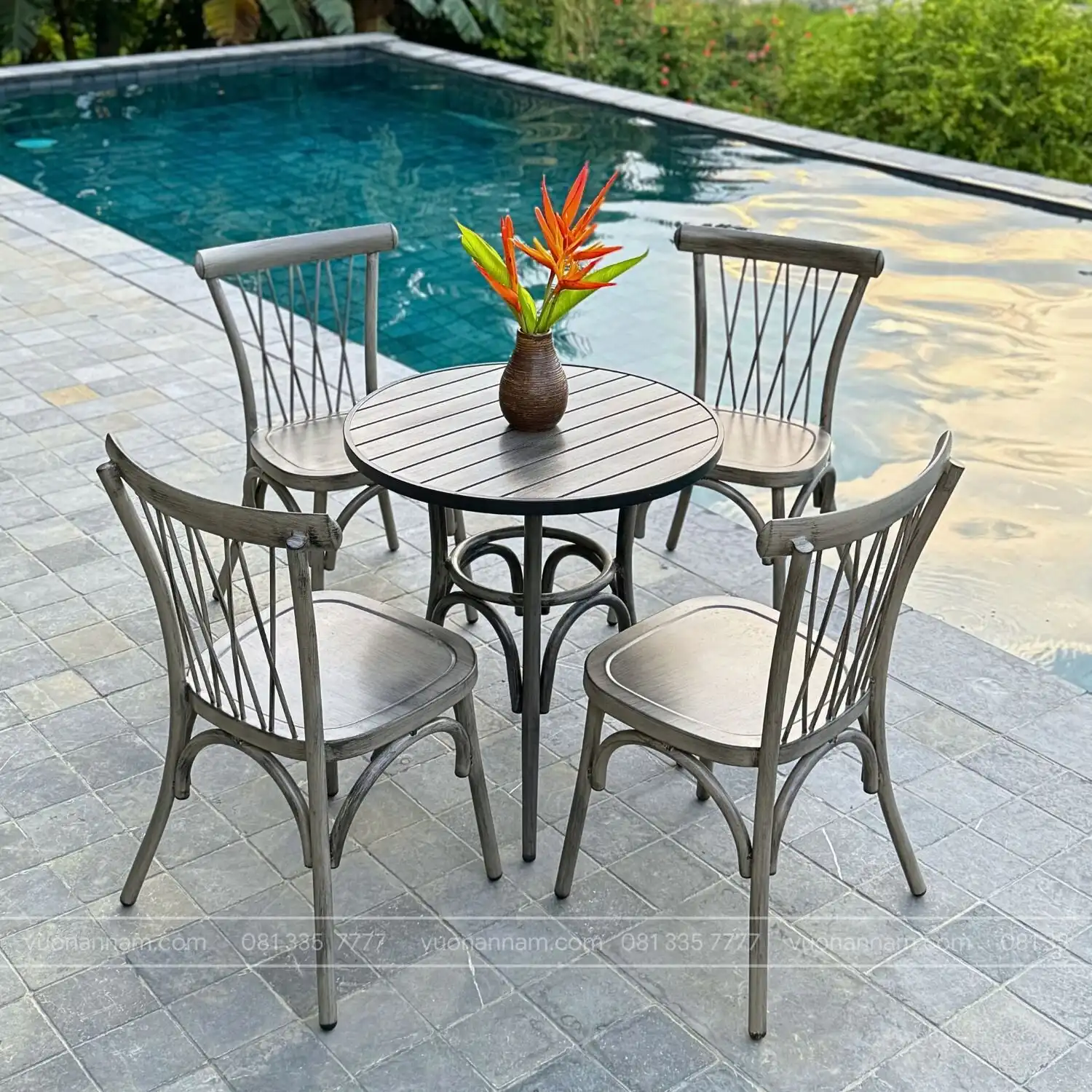 Bộ bàn ghế cafe ngoài trời Norwich CF-J01 (9)