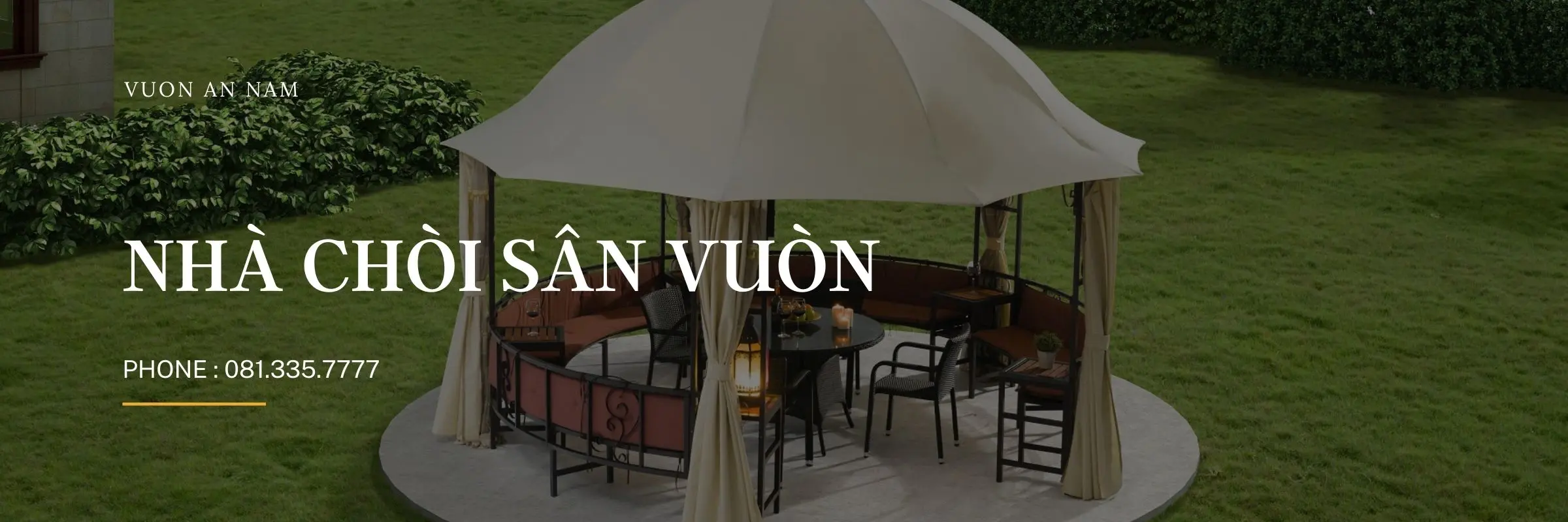 Nhà chòi sân vườn