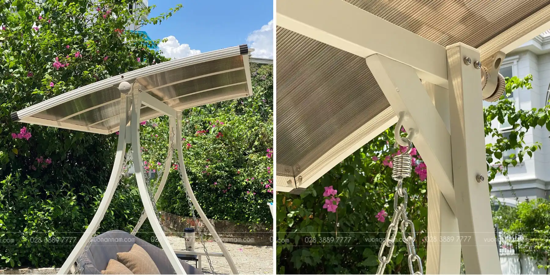 Xích đu ngoài trời cho sân vườn XD-2CT