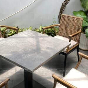 Alternative view of Bộ bàn ghế cafe ngoài trời BGM-01