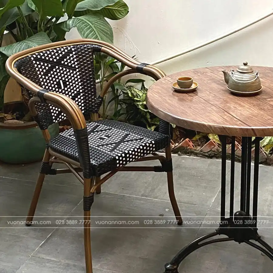 Bộ bàn ghế cafe sân vườn BCM-02