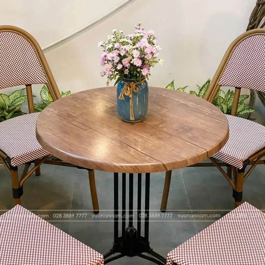 Bộ bàn ghế cafe sân vườn cao cấp BTL-GC15D