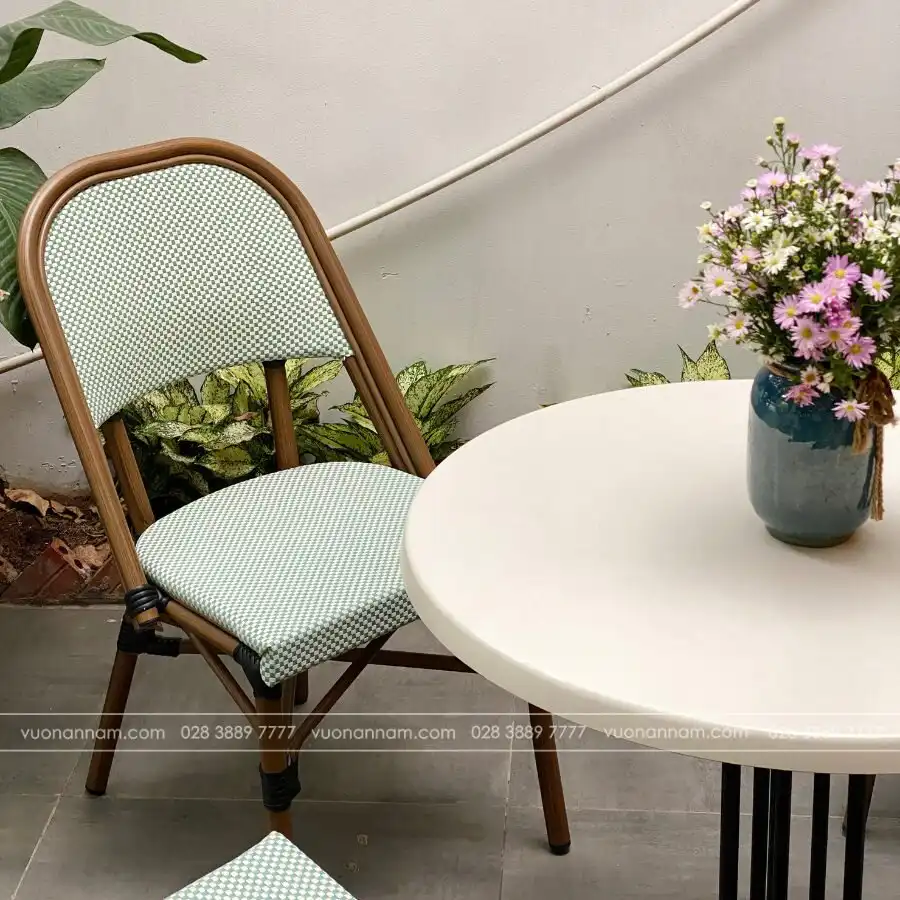 Bộ bàn ghế cafe ngoài trời cao cấp BTL-GC15X