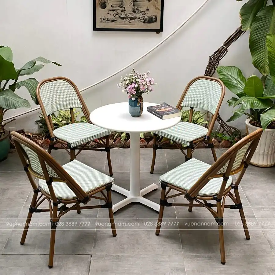 Bộ bàn ghế cafe ngoài trời BTL-GC15X