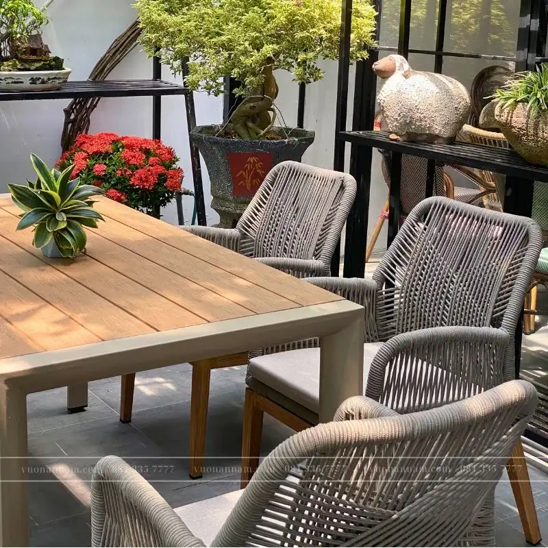 Bộ bàn ghế ngoài trời BR-02CN