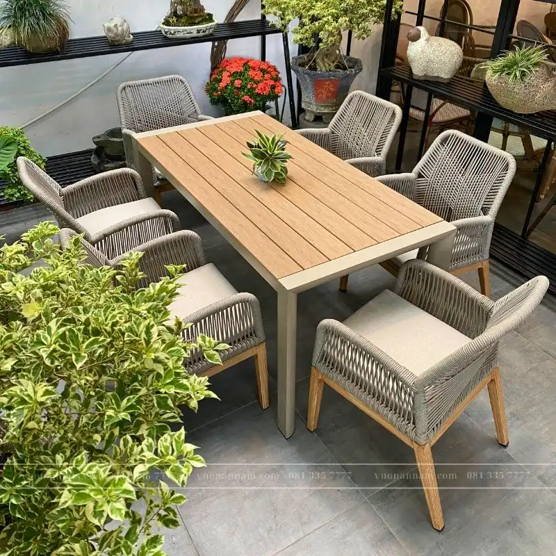 Bộ bàn ghế ngoài trời BR-02CN