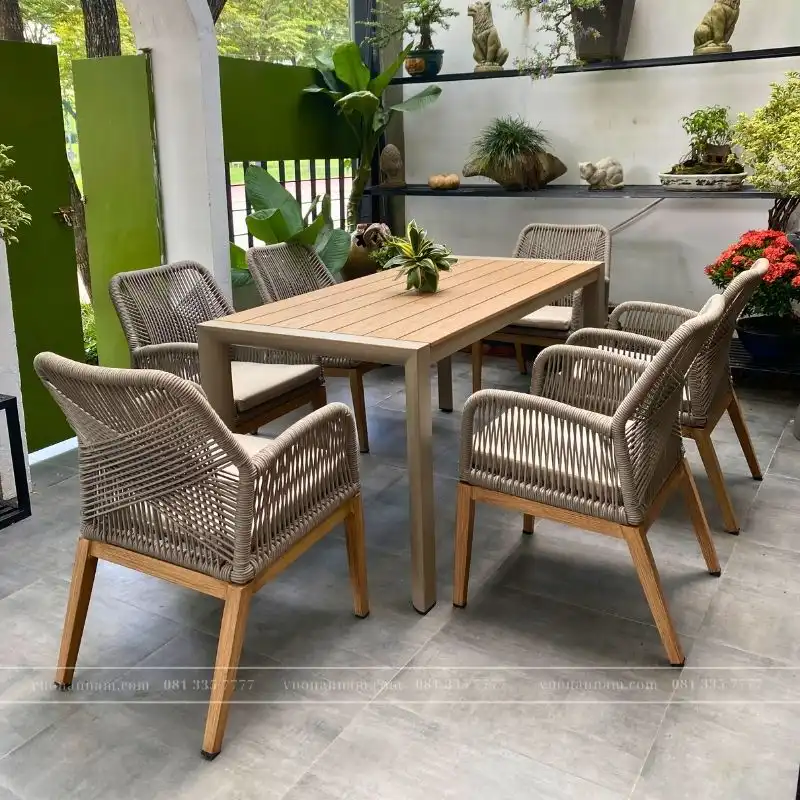 Bộ bàn ghế ngoài trời BR-02CN