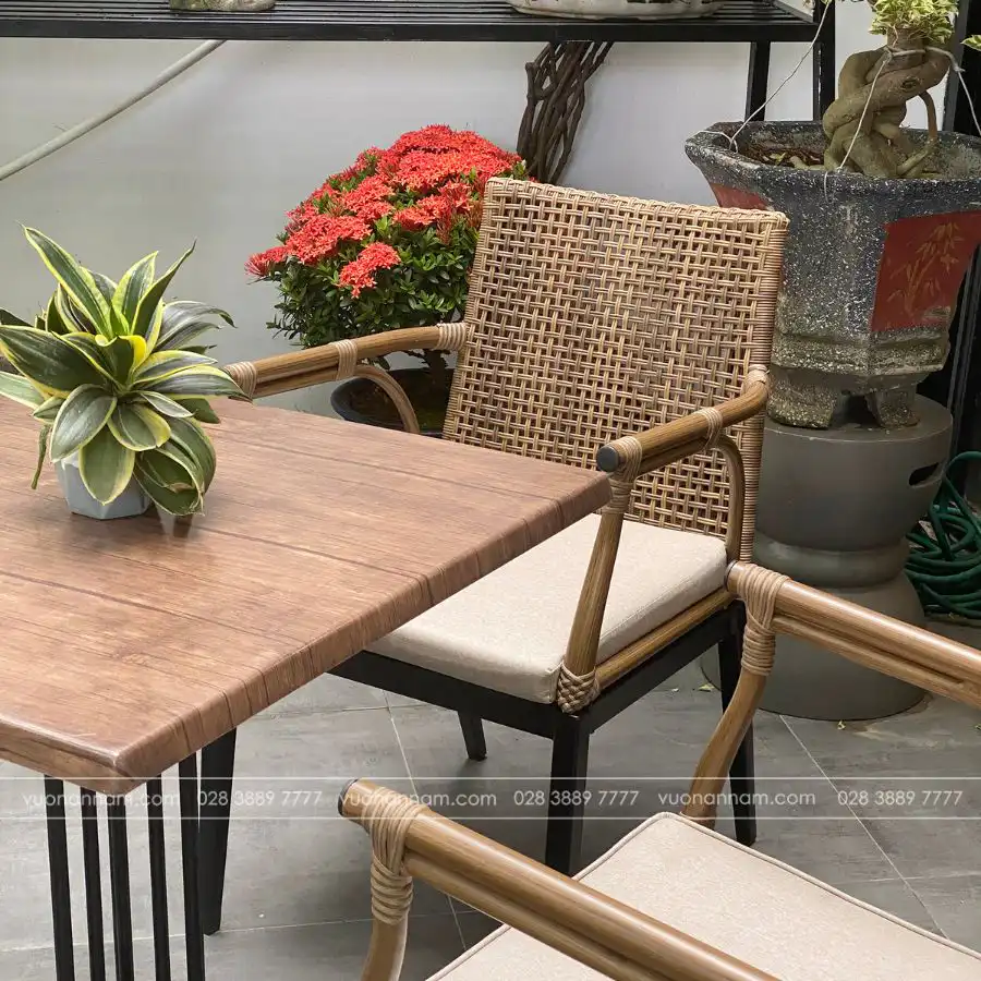 Bộ bàn ghế ngoài trời BGM-03