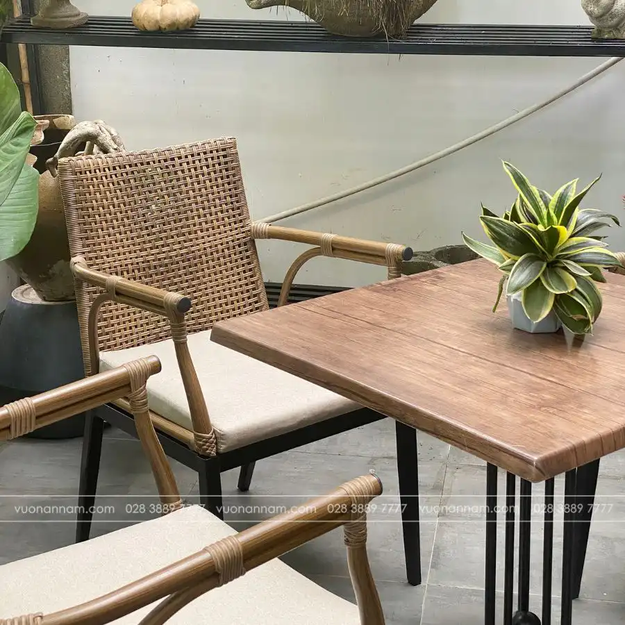 Bộ bàn ghế ngoài trời cao cấp BGM-03