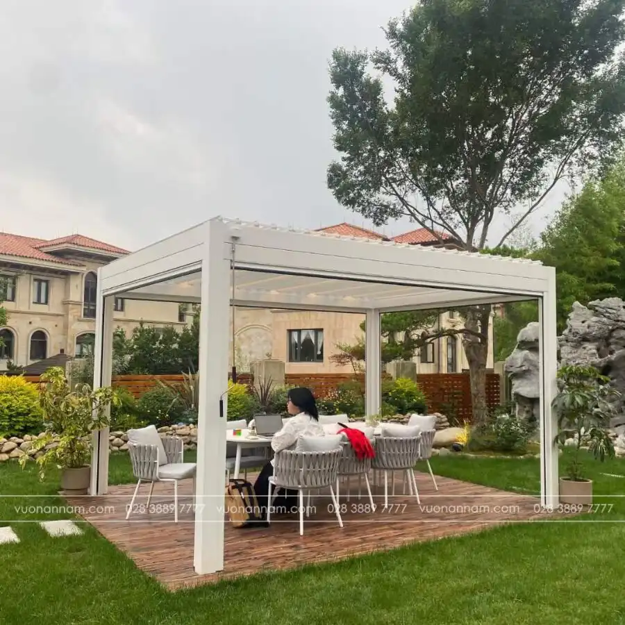 Pergola không chỉ là một công trình xây dựng mà còn là biểu tượng của sự tinh tế