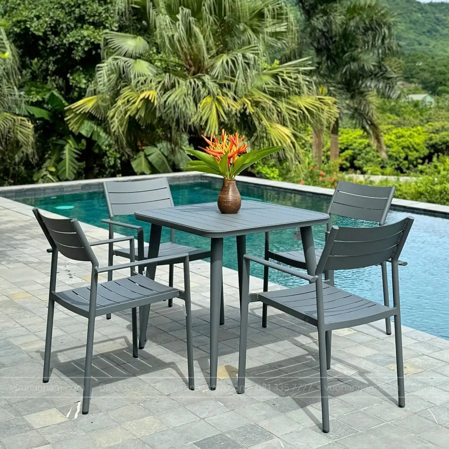 Bộ bàn ghế sân vườn BN-VX (4)