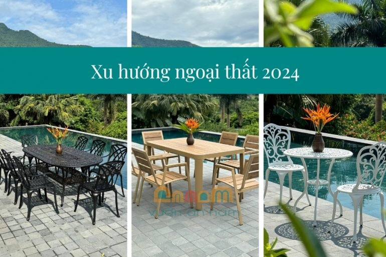 Xu hướng ngoại thất sân vườn 2024