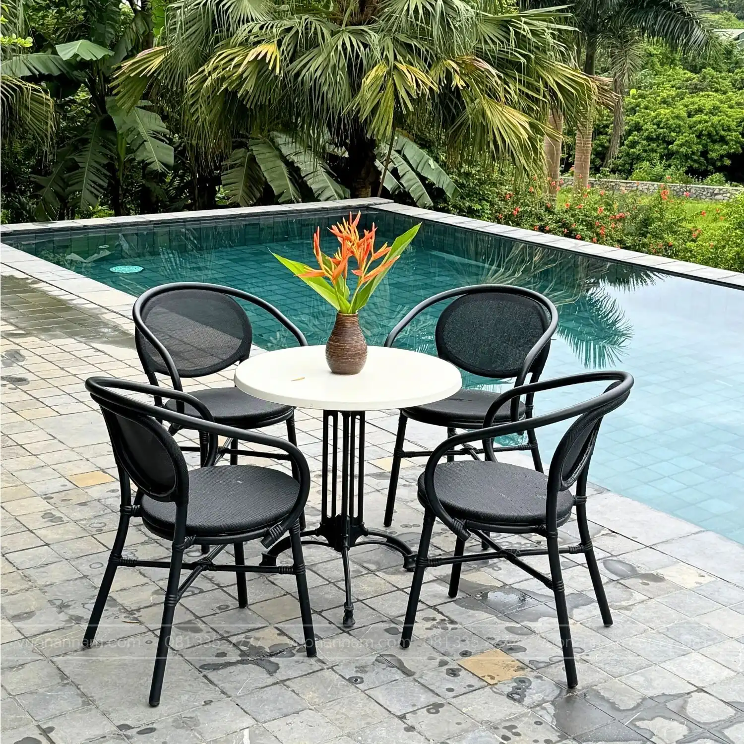 Bộ bàn ghế cafe ngoài trời BTL-GC10 (2)