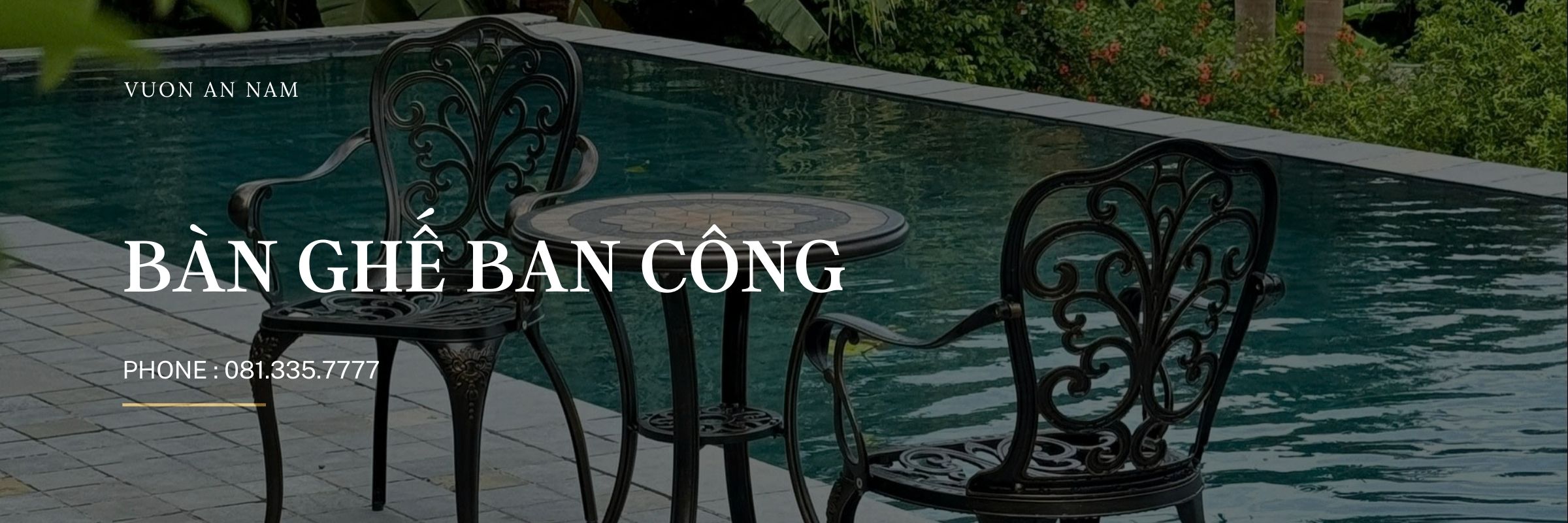 Bàn ghế ban công