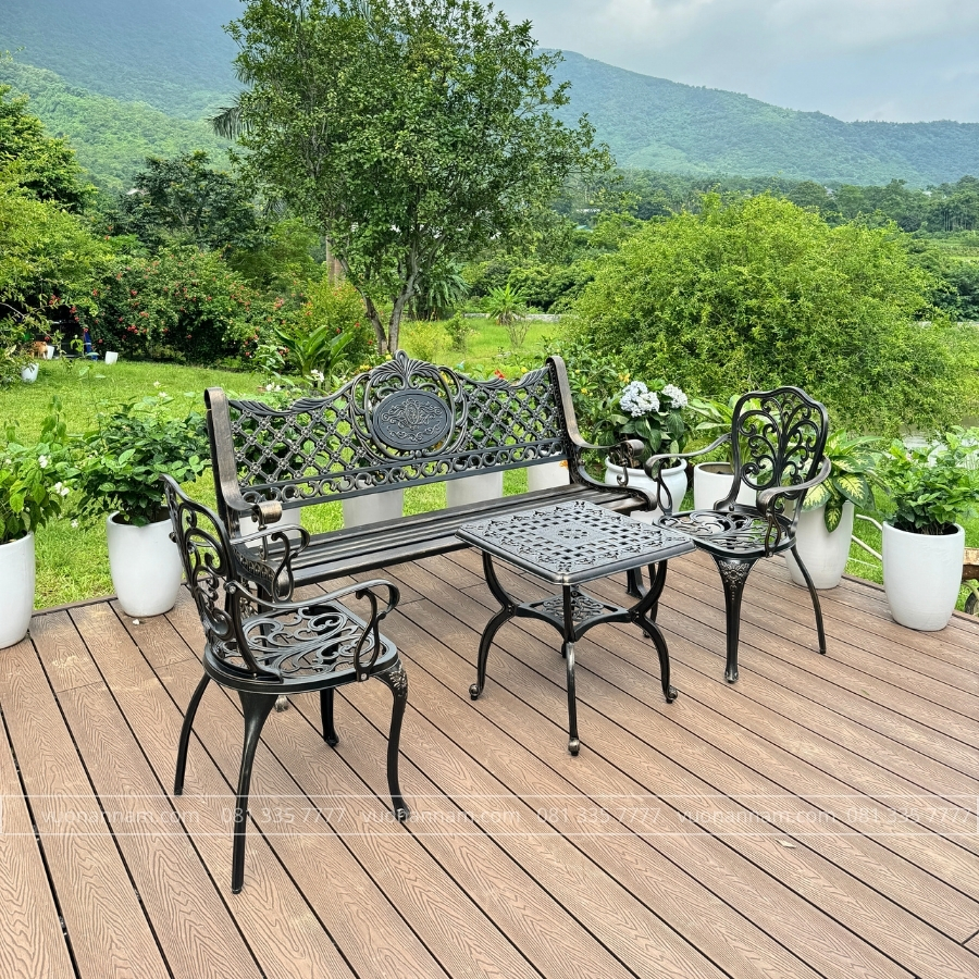 Bộ ghế công viên GCV 06