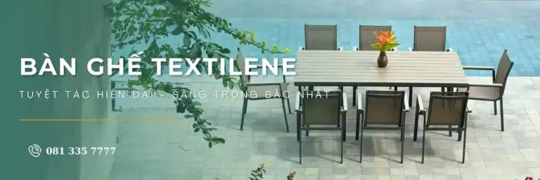 Bàn ghế Textilene