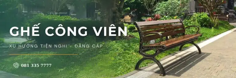 Ghế công viên – Ghế băng dài