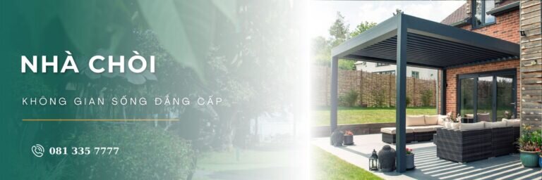 Nhà chòi sân vườn