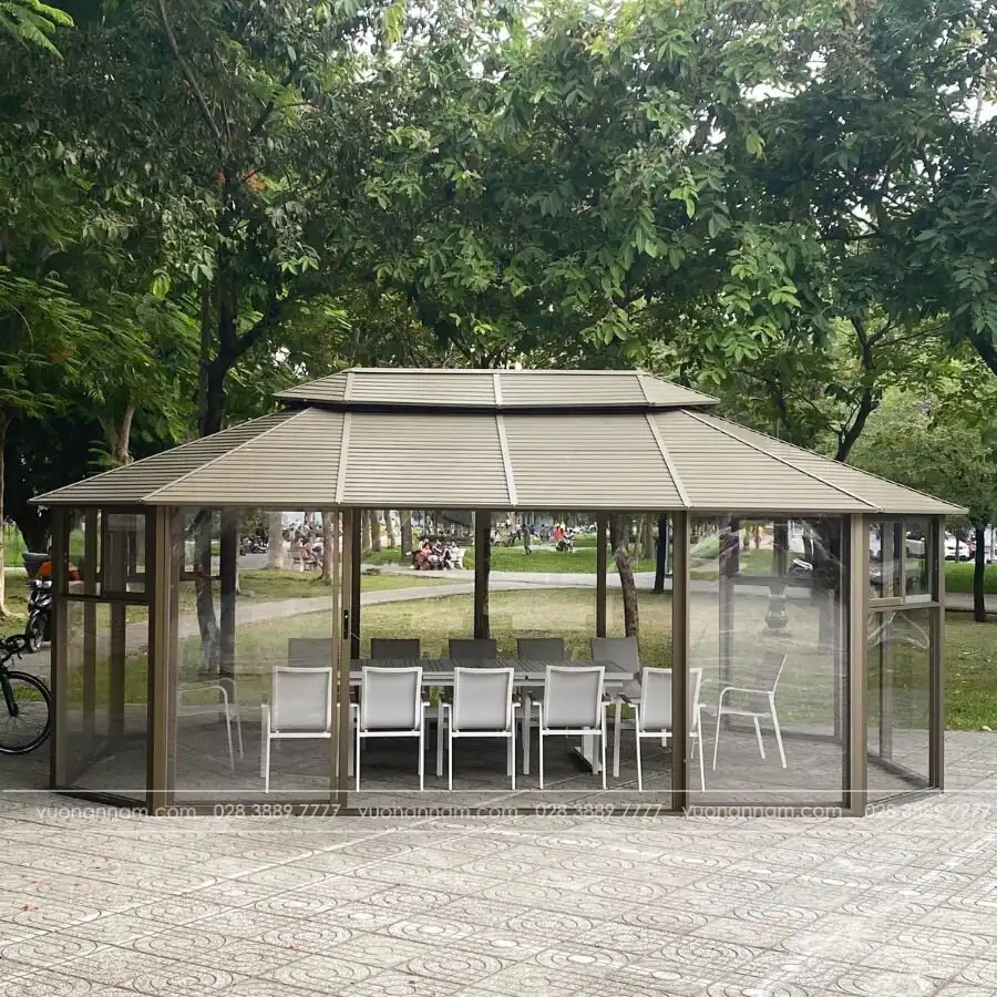 Nhà chòi sân vườn nhập khẩu - Gazebo GZB-2