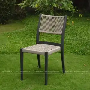 Ghế cafe ngoài trời Porto GR-01 dây Rope