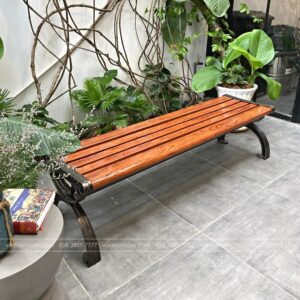 Alternative view of Ghế công viên không tựa lưng GCV-07