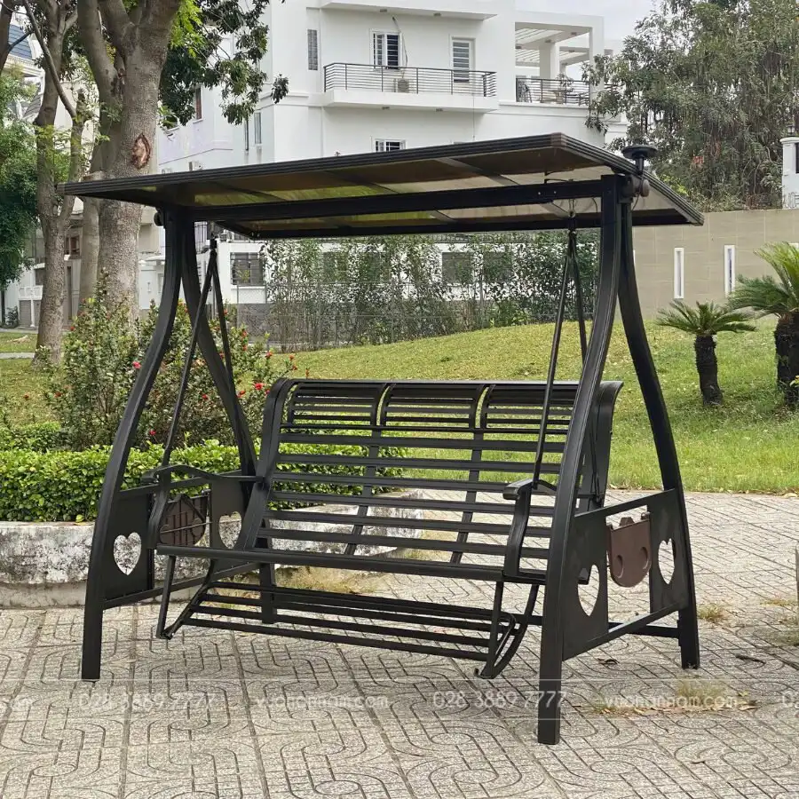 Xích đu nhôm đúc 3 chỗ XD-3CG - Ảnh 6