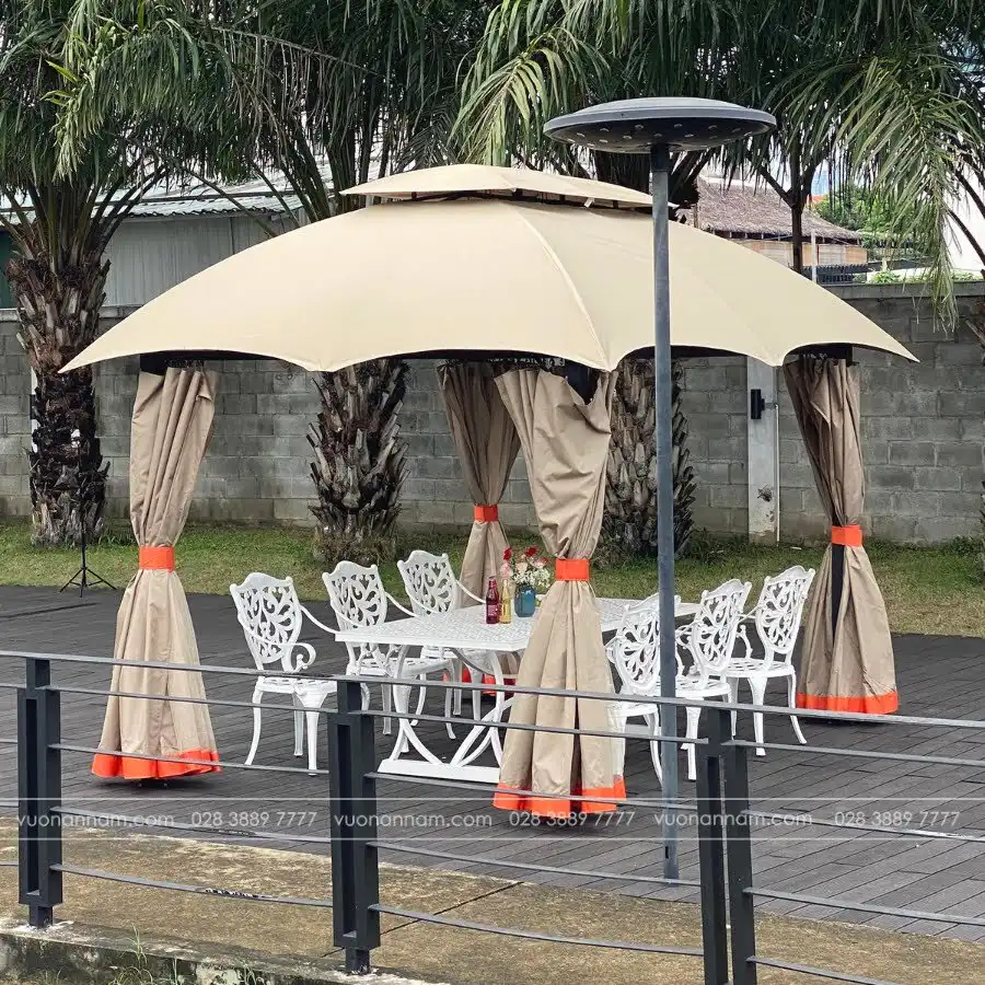 Nhà chòi sân vườn nhập khẩu - Gazebo GZB-1 - Ảnh 4