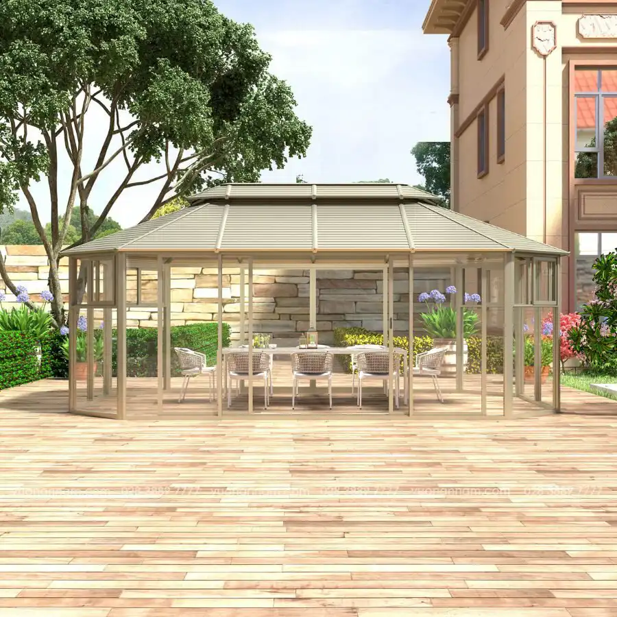 Nhà chòi sân vườn nhập khẩu - Gazebo GZB-2 - Ảnh 7