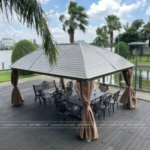Nhà chòi sân vườn nhập khẩu - Gazebo GZB-3