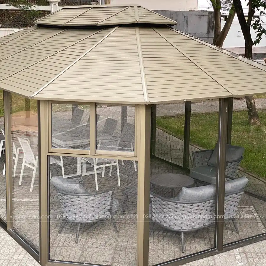 Nhà chòi sân vườn nhập khẩu - Gazebo GZB-2 - Ảnh 5