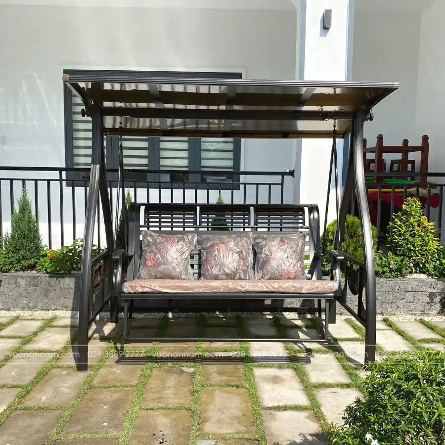 Xích đu nhôm đúc 3 chỗ XD-3CG - Ảnh 4