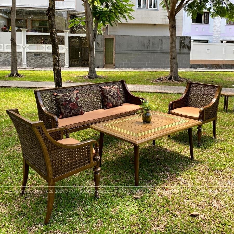 Bộ sofa ngoài trời BSF-3C - Ảnh 3