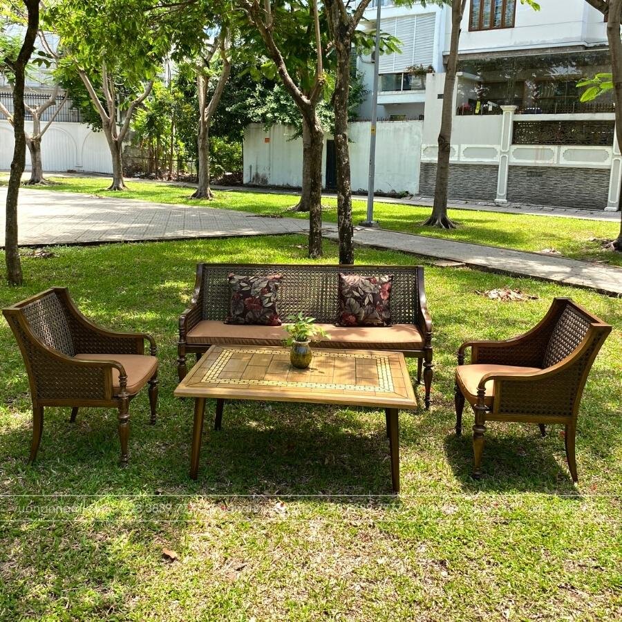 Bộ sofa ngoài trời BSF-3C - Ảnh 4
