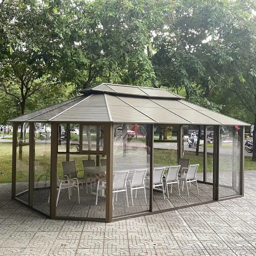 Nhà chòi sân vườn nhập khẩu - Gazebo GZB-2 - Ảnh 2