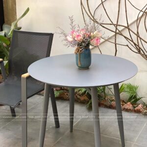 Alternative view of Bàn tròn cafe ngoài trời BN-D80A