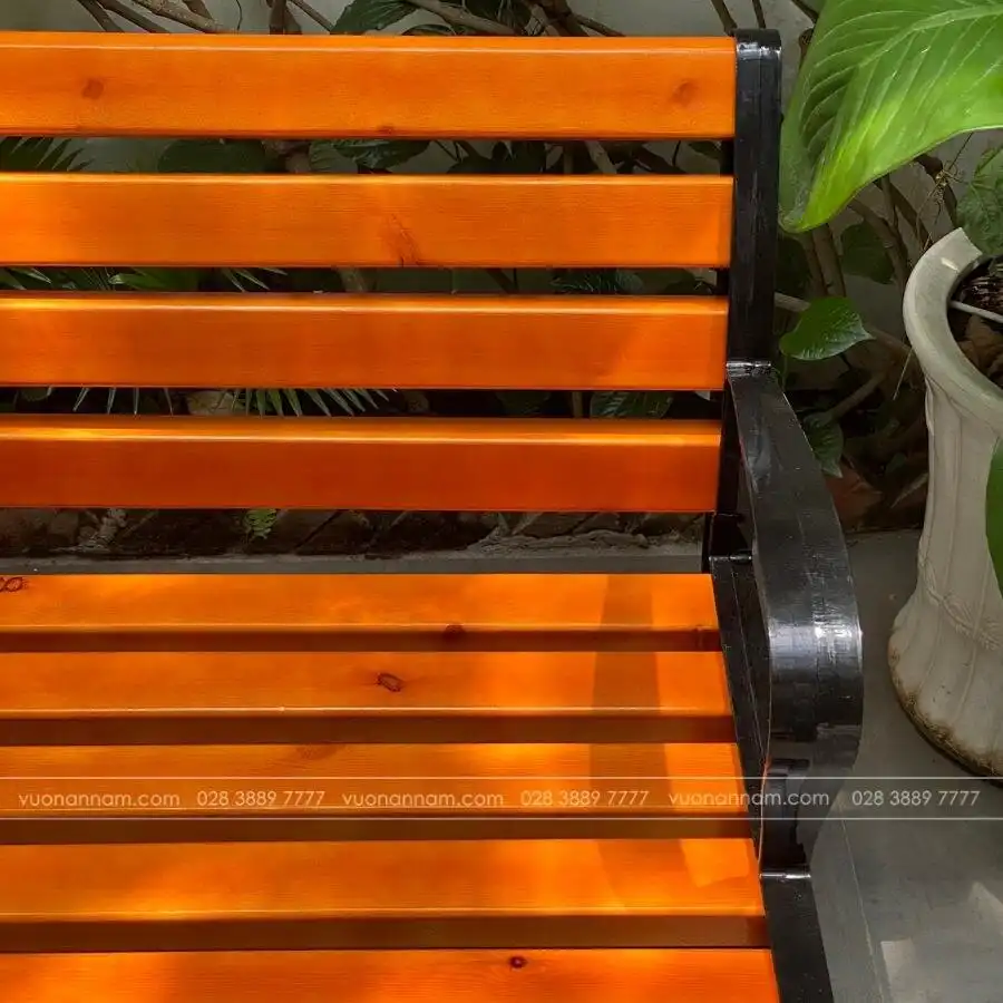 Ghế công viên nan gỗ thông Chile GCV-01 - Ảnh 6