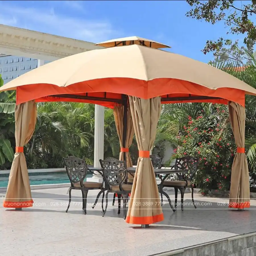 Nhà chòi sân vườn nhập khẩu - Gazebo GZB-1 - Ảnh 6