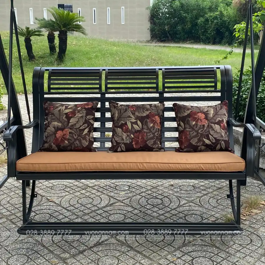 Xích đu nhôm đúc 3 chỗ XD-3CG - Ảnh 7