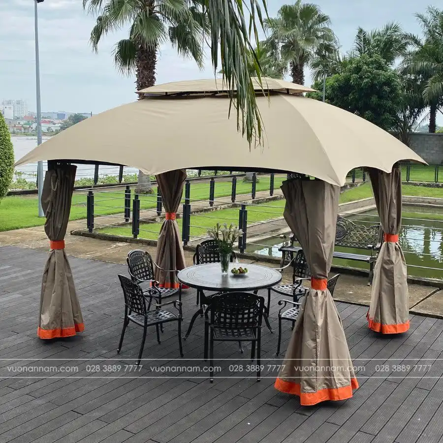 Nhà chòi sân vườn nhập khẩu - Gazebo GZB-1 - Ảnh 5