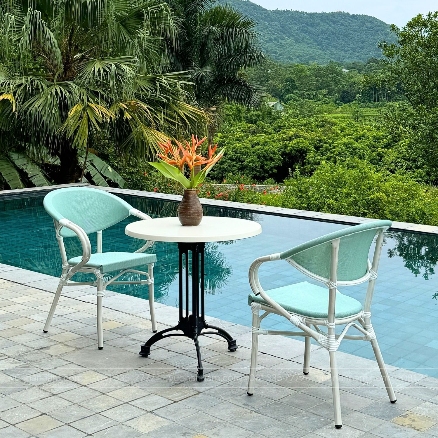 Bộ bàn ghế ban công BC-01X - Ảnh 2