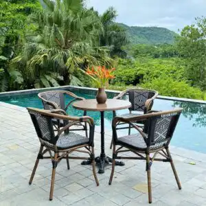 Bộ bàn ghế cafe ngoài trời BGM-02